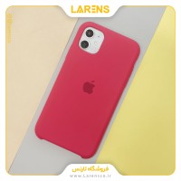 کاور سیلیکون ایفون 11 کد 37 - رنگ Rose Red